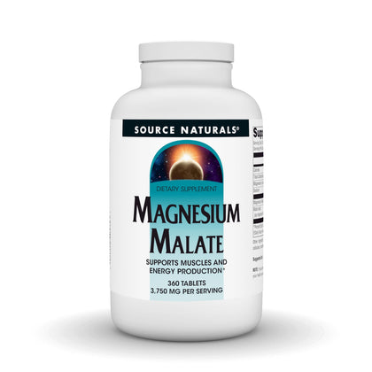 Source Naturals Magnesium Malate 3750 mg - avant de l'emballage