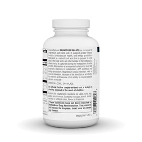 Source Naturals Magnésium Malate 3750 mg, comprimés en main