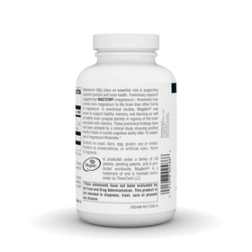 Source Naturals Magtein Magnésium L-Thréonate 667mg capsules sur une table