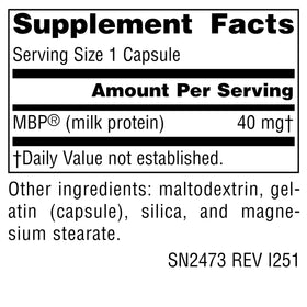 Source Naturals MBP Bone Renew 120 Capsules étiquette et informations
