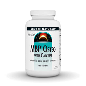 Source Naturals MBP Osteo comprimés de calcium, vue de face