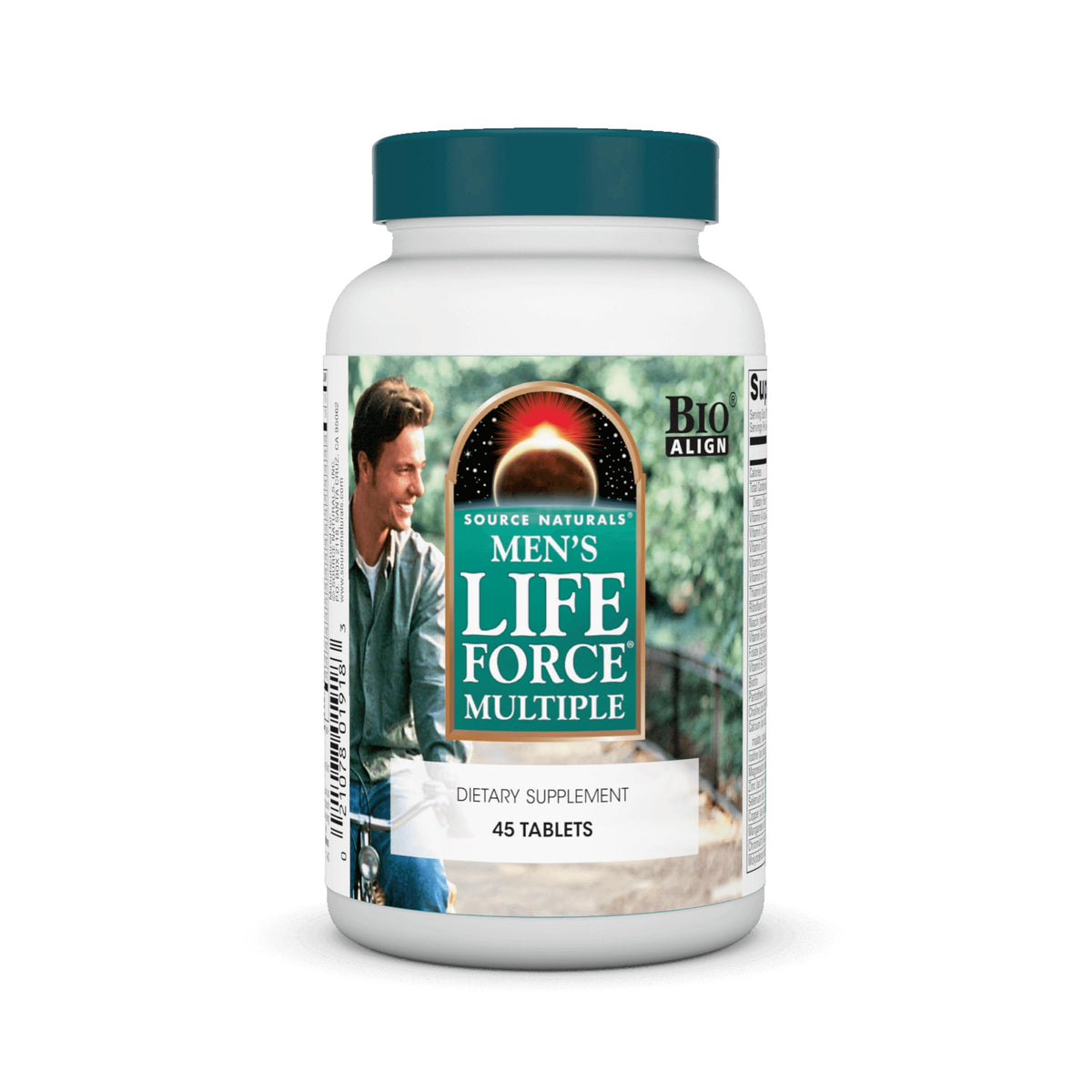 Source Naturals Men's Life Force Multiple 45 comprimés front view