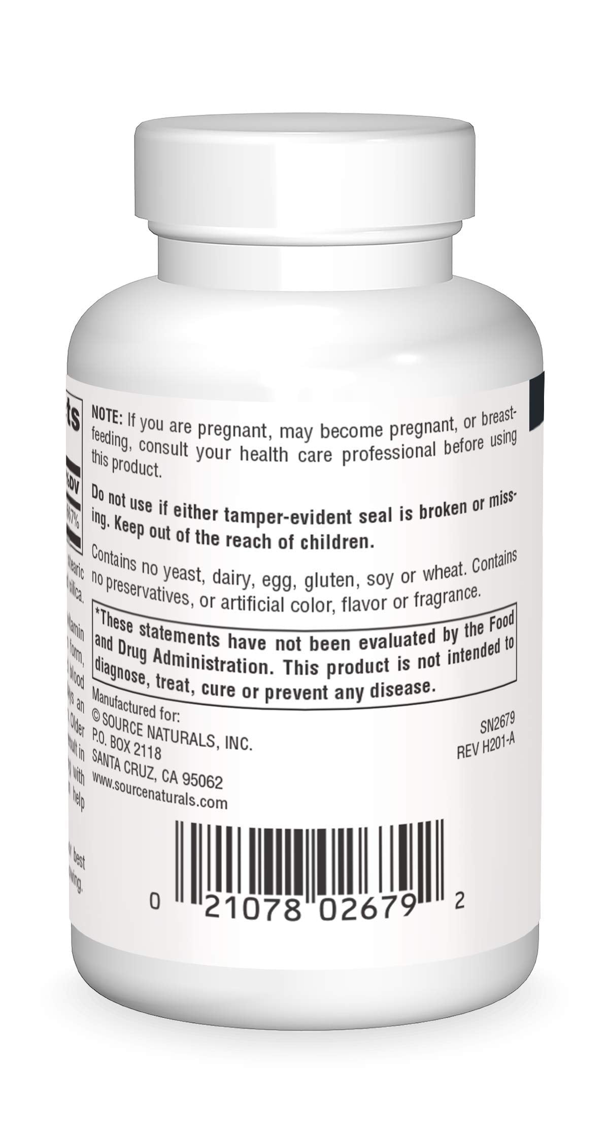 Source Naturals MethylCobalamin 240 pastilles emballage