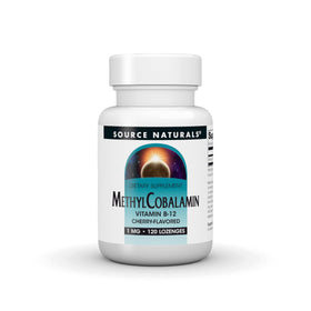 Source Naturals Methylcobalamin B-12 1 mg 120 Lozenges packaging