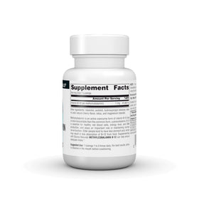 Source Naturals Methylcobalamin B-12 1 mg label details