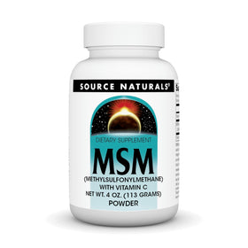 Source Naturals MSM en poudre 141g vue de face