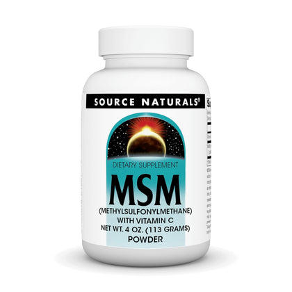 Source Naturals MSM en poudre 141g vue de face