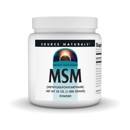 Source Naturals MSM Poudre 1102g vue de face
