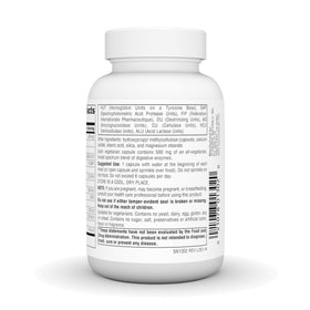 Source Naturals Multi-Enzymes 500 mg capsules sur une table