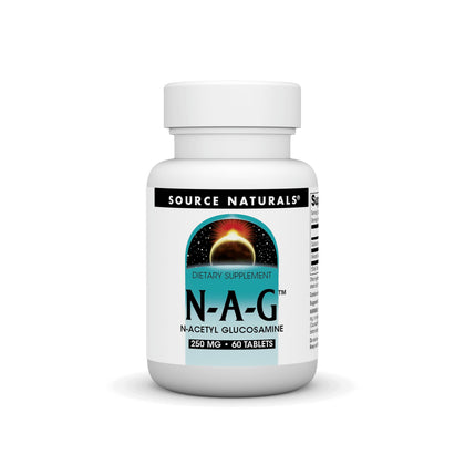 Source Naturals N-A-G 250 mg boîte avant vue