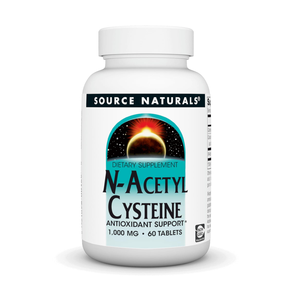 Source Naturals N-Acetyl Cysteine 1000 mg comprimés avant
