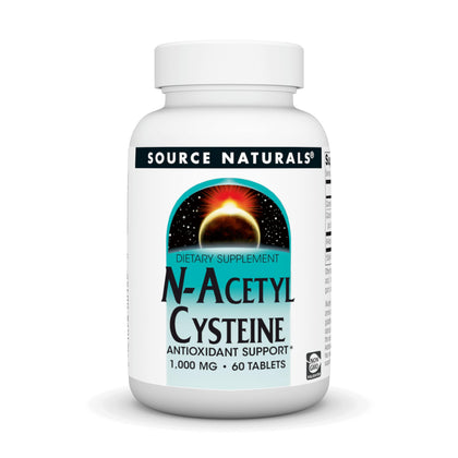 Source Naturals N-Acetyl Cysteine 1000 mg comprimés avant
