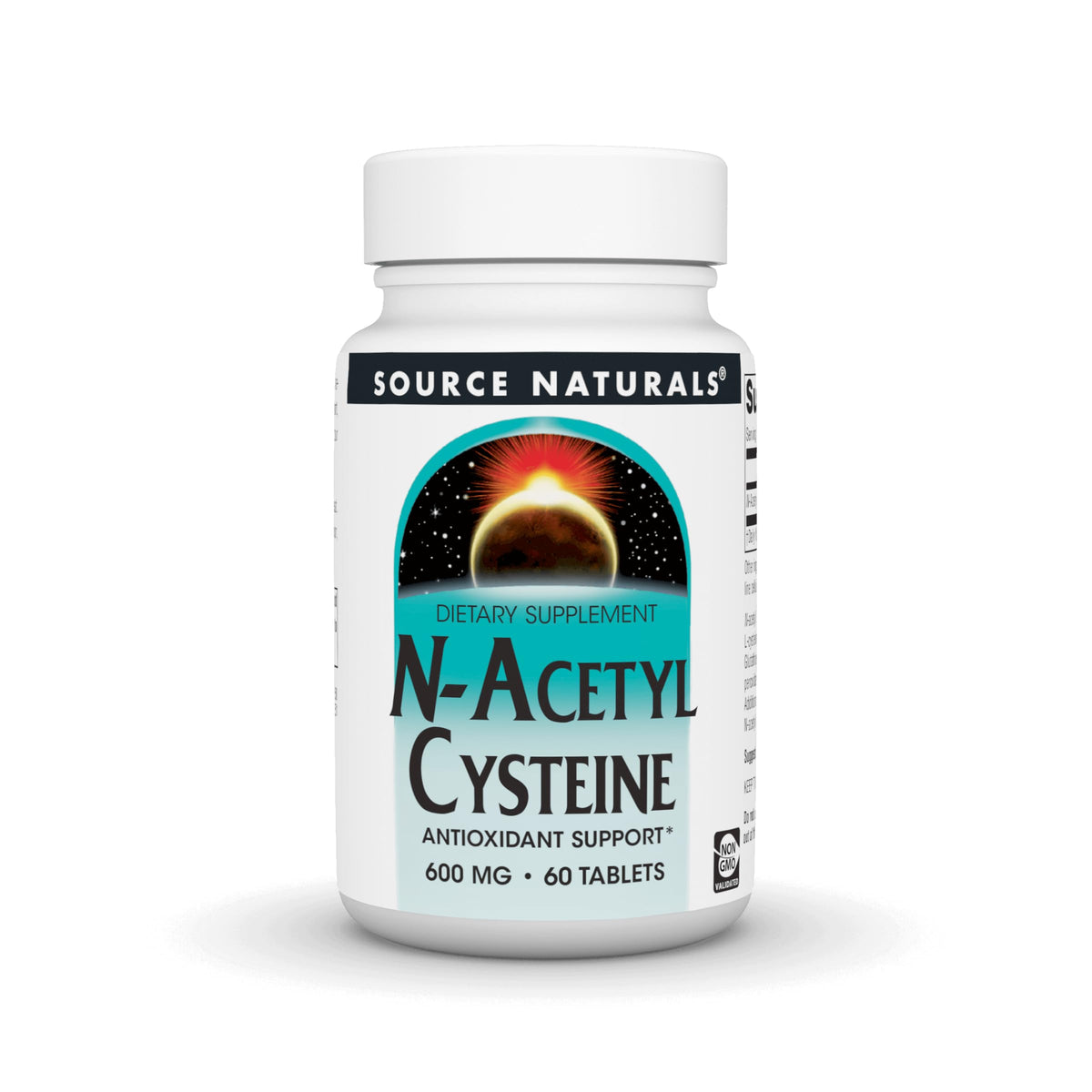 Source Naturals N-Acetyl Cysteine 600mg boîte avant