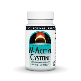 Source Naturals N-Acetyl Cysteine 600mg boîte avant