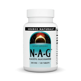 Source Naturals N-Acetyl Glucosamine 250 mg 120 comprimés - vue de face