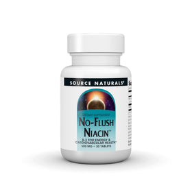 Source Naturals Niacine B-3 500 mg comprimés végétariens vue de face