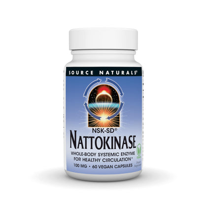 Source Naturals NSK-SD Nattokinase 100 mg gélules végétales face