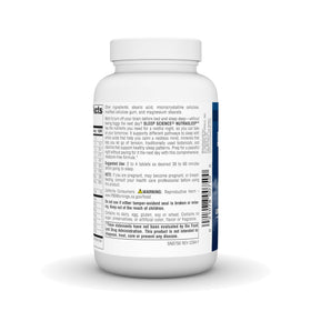 Source Naturals NutraSleep comprimés avec un verre d'eau
