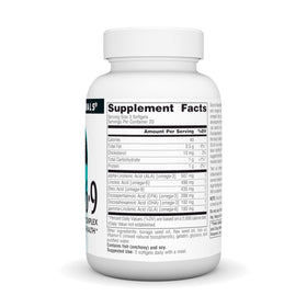 Source Naturals Omega 3-6-9 gélules ouvertes sur une surface