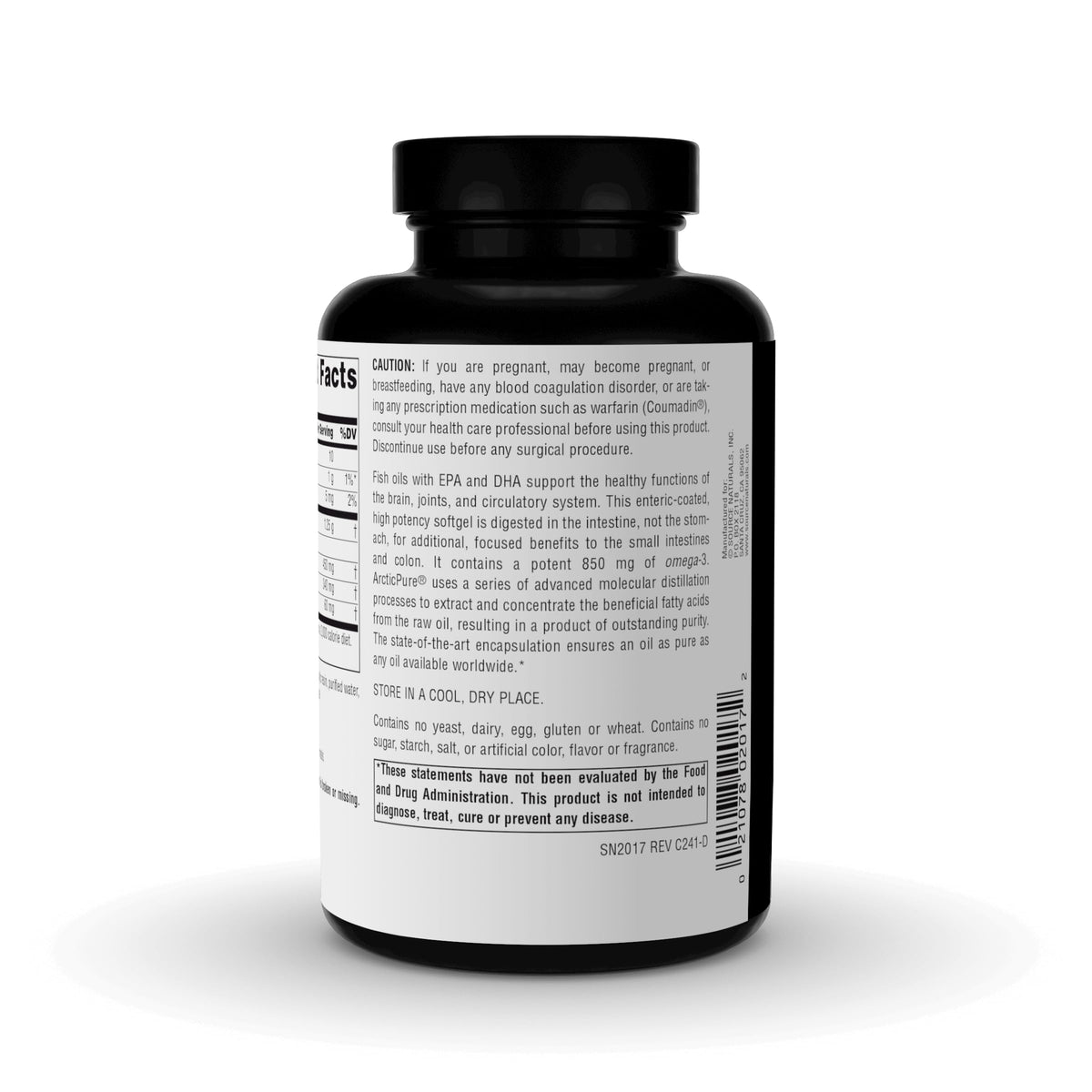 Source Naturals Omega-3 Gélule d'huile de poisson