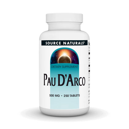Source Naturals PAU D'Arco 500mg comprimés vue avant