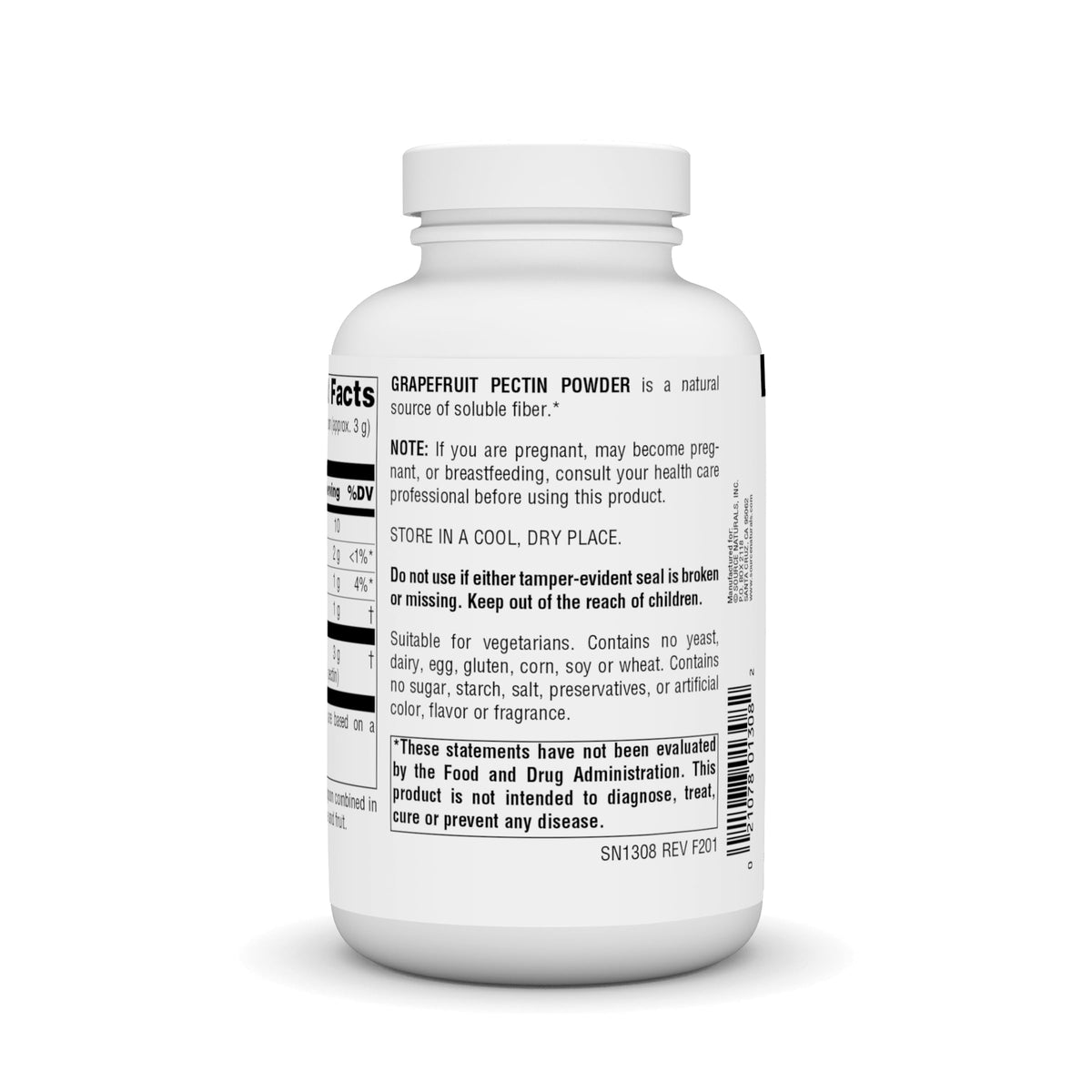 Source Naturals Pectine de Pamplemousse 159 g - cuillère doseuse