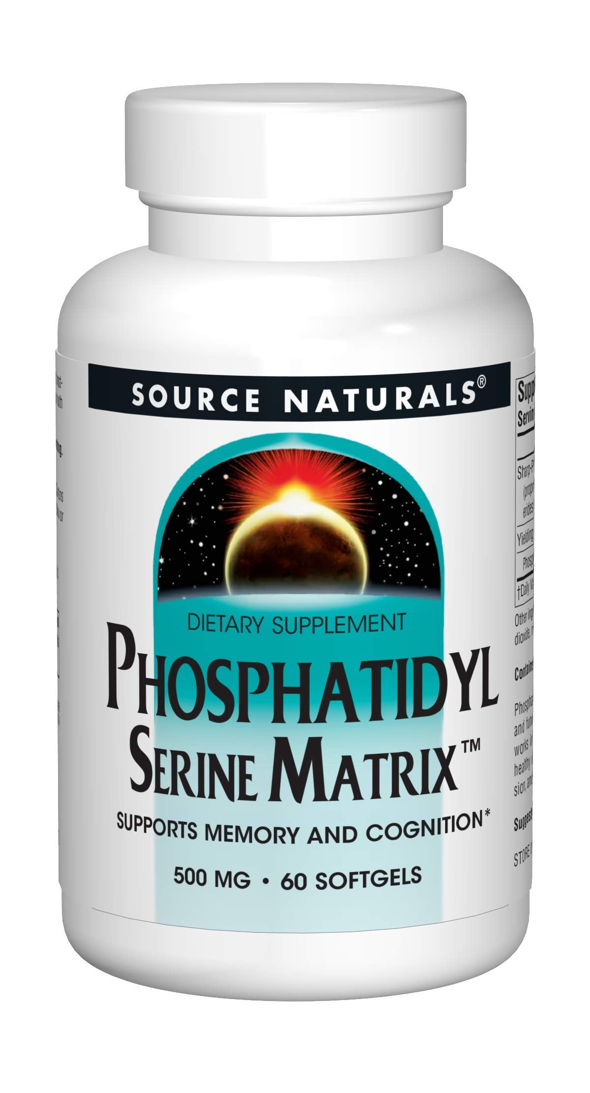 Source Naturals Phosphatidyl Serine Matrix 500mg gélules en boîte