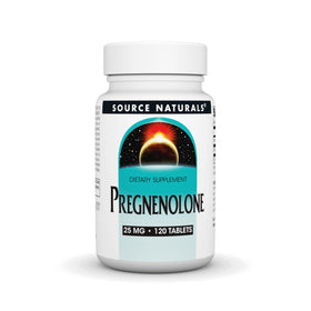 Source Naturals Pregnenolone 25mg 120 comprimés vue de face