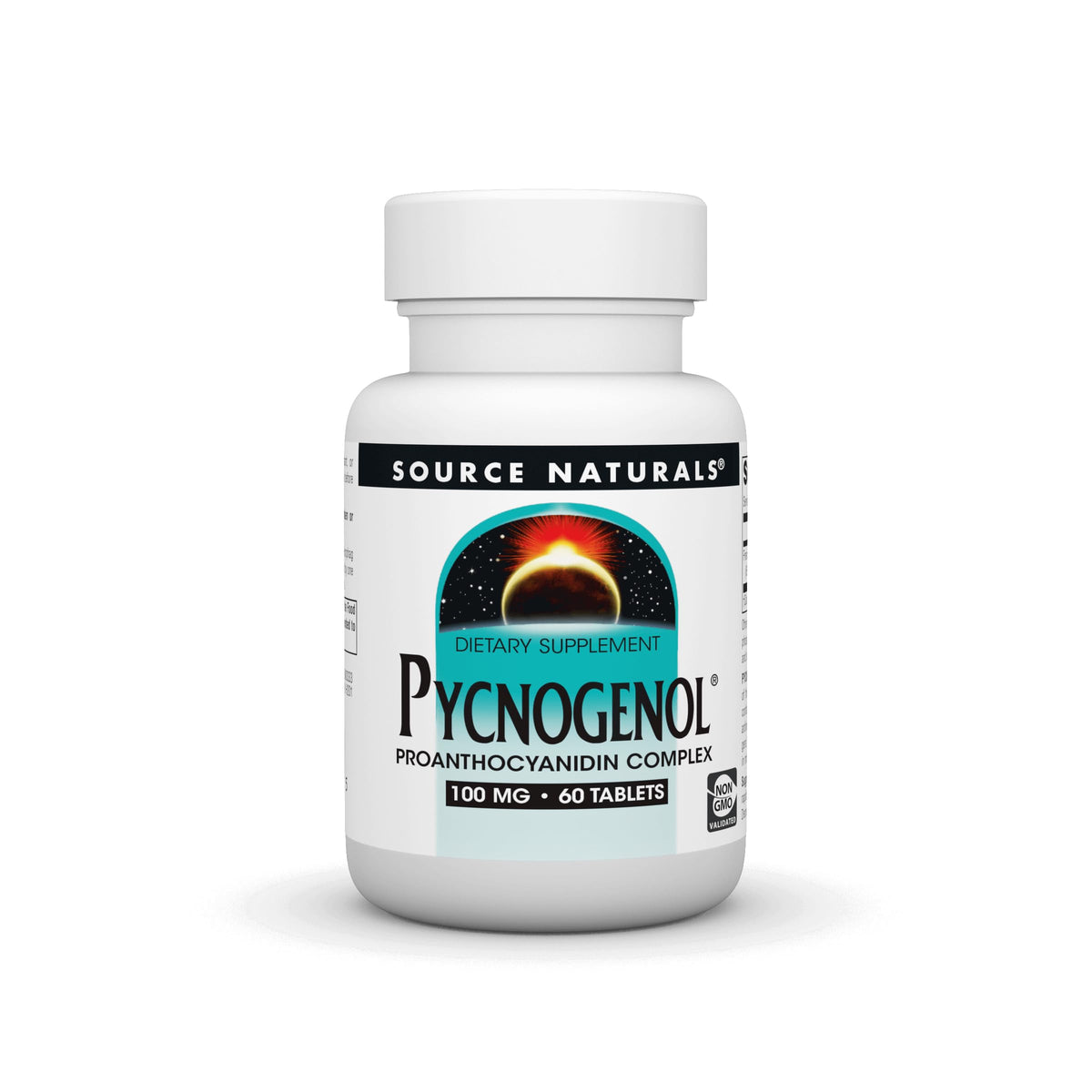 Source Naturals Pycnogenol 100 mg 60 comprimés vue de face