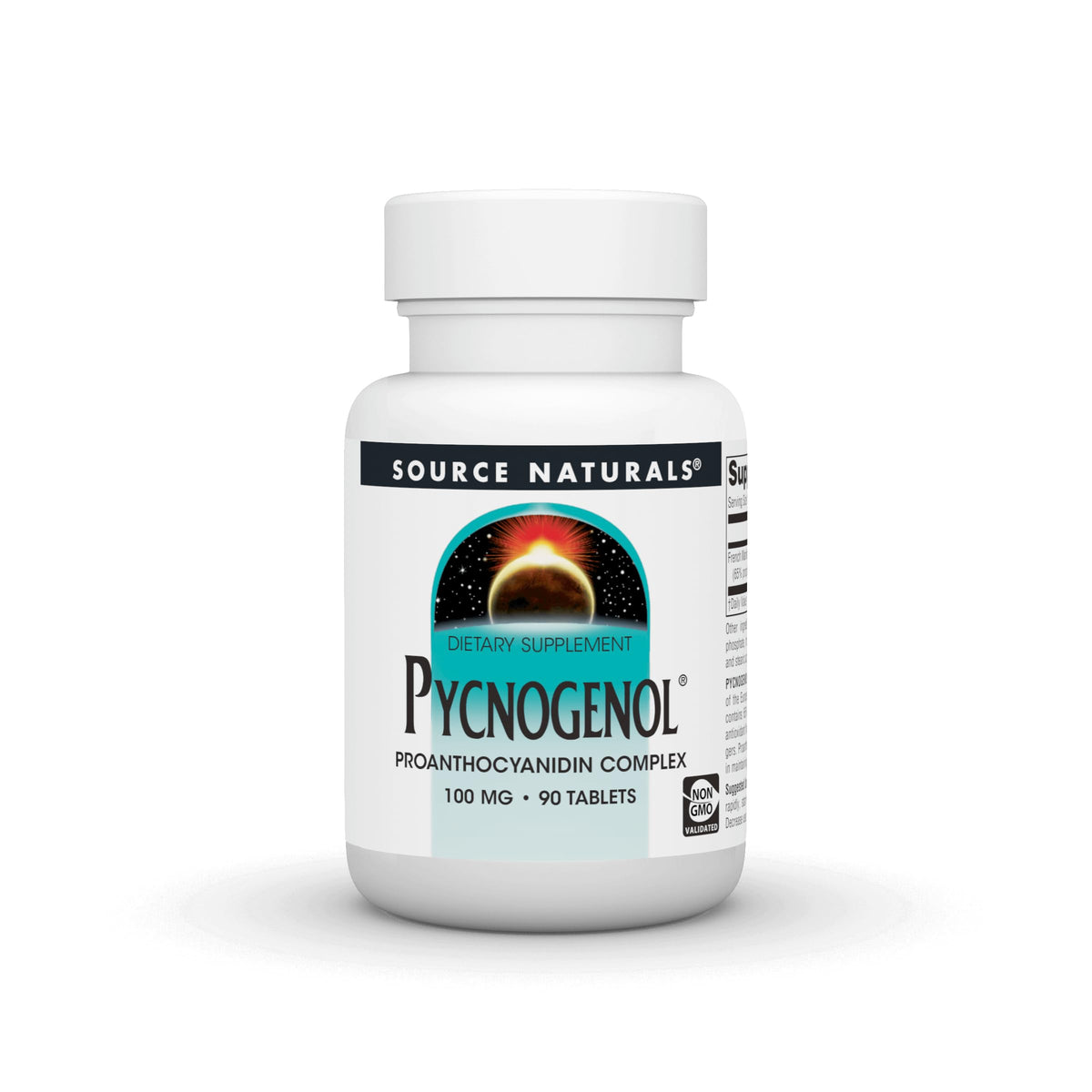 Source Naturals Pycnogenol 100 mg boîte de 90 comprimés vue de face