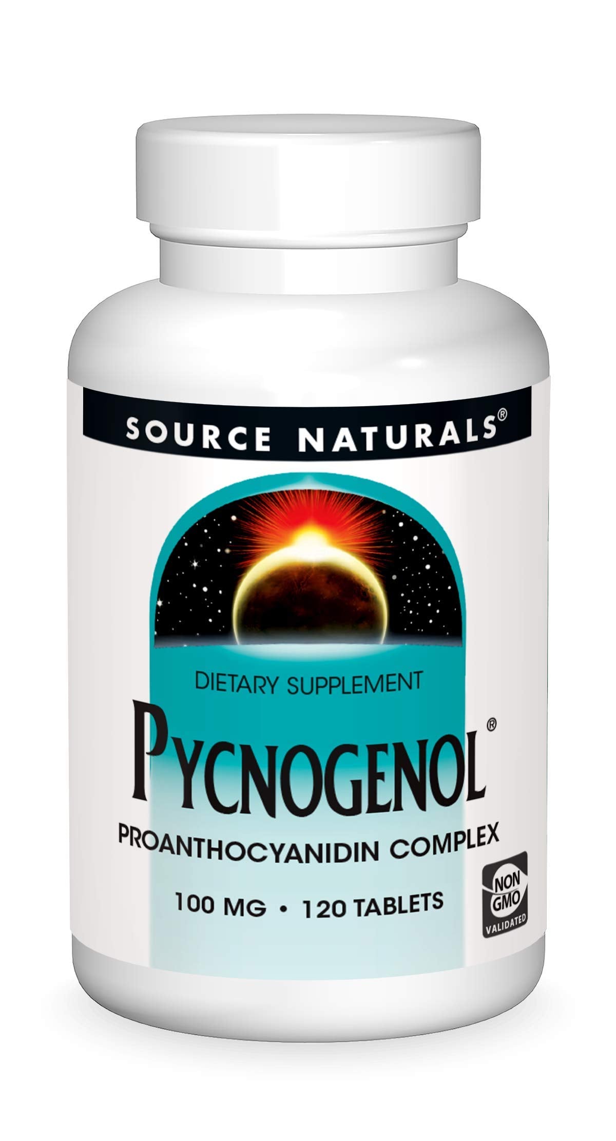 Source Naturals Pycnogenol 100 mg comprimés avant