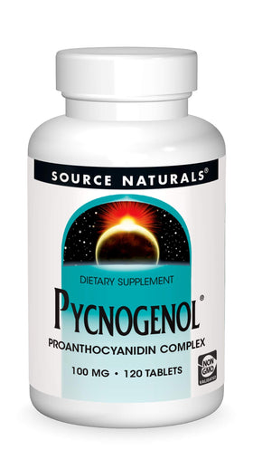 Source Naturals Pycnogenol 100 mg comprimés avant