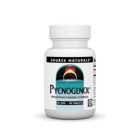 Source Naturals Pycnogenol 50 mg 60 comprimés vue de face