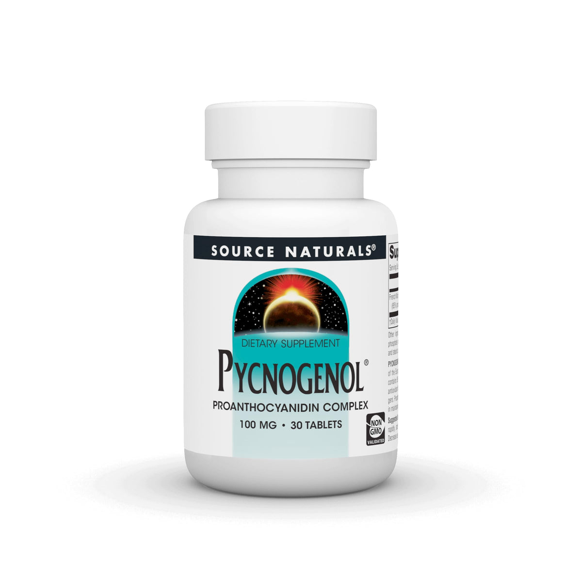 Source Naturals Pycnogenol Complex 100 mg comprimés vue avant