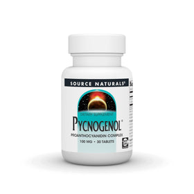 Source Naturals Pycnogenol Complex 100 mg comprimés vue avant