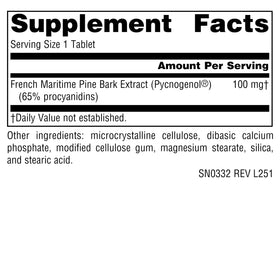 Source Naturals Pycnogenol Complex 100 mg emballage