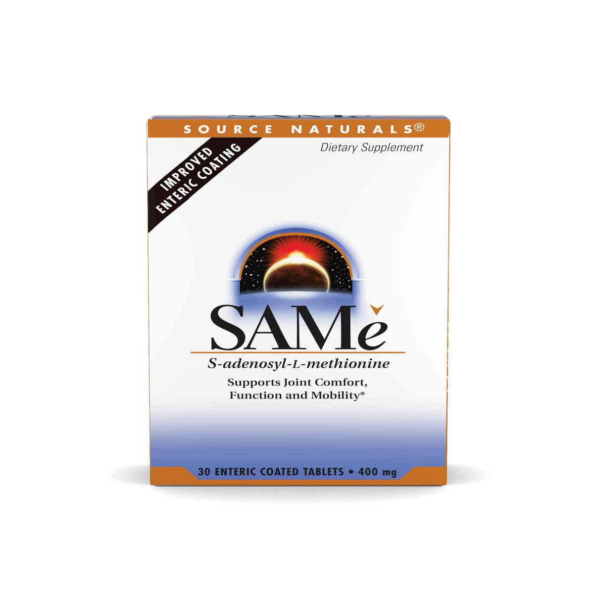 Source Naturals SAMe 400mg comprimés entériques avant