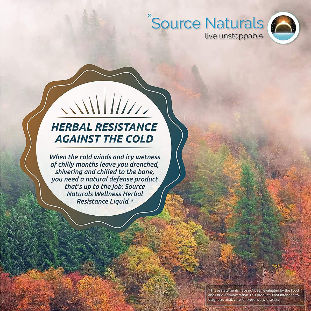 Source Naturals Spray Herbal de Gorge 30ml avec bouchon ouvert