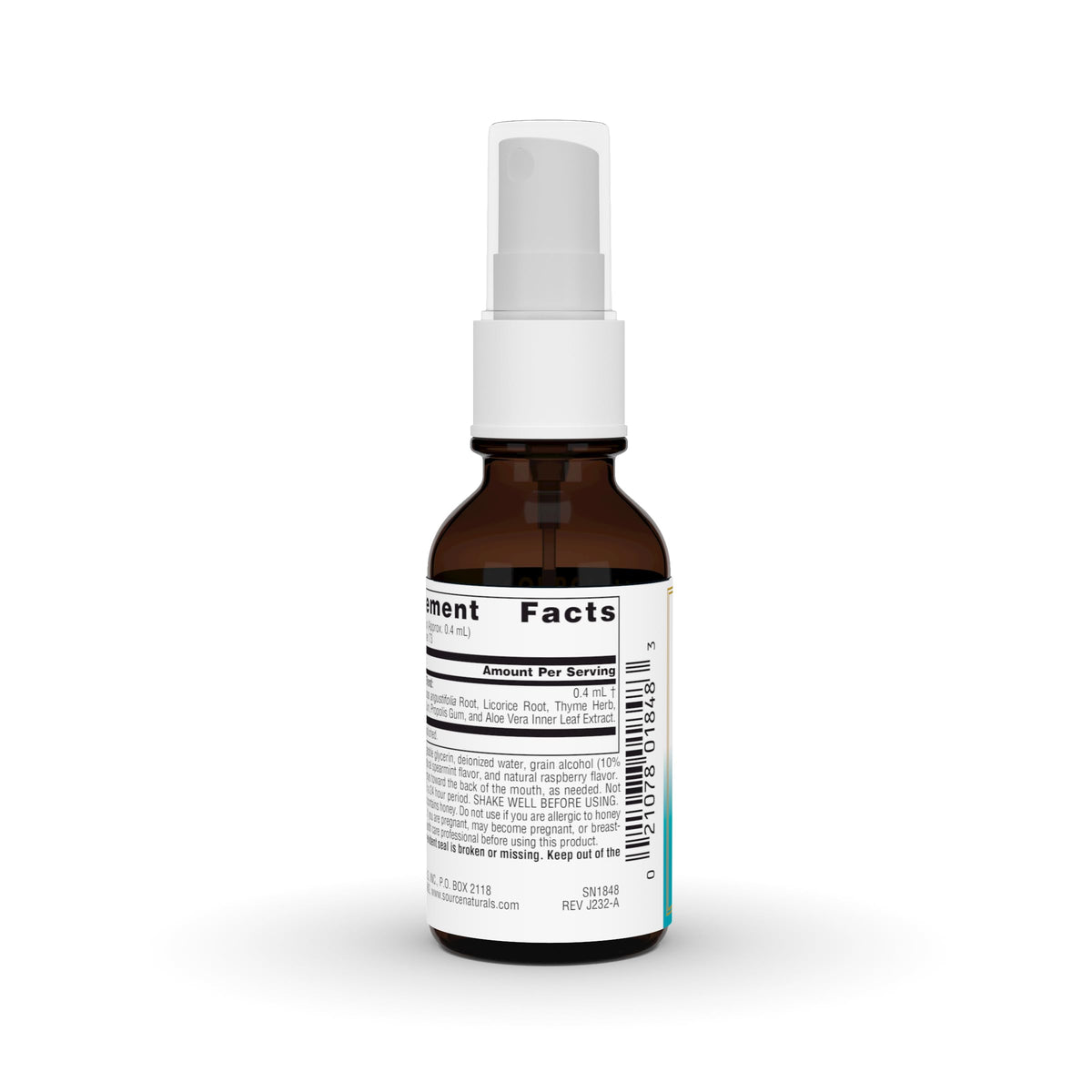 Source Naturals Spray Herbal de Gorge 30ml en utilisation