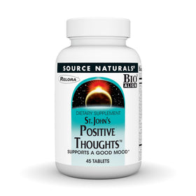 Source Naturals St. John's Positive Thoughts 45 comprimés, boîte frontale