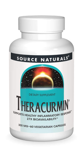 Source Naturals Theracurmin 300 mg 60 capsules végétariennes vue de face