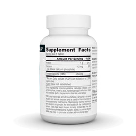 Source Naturals TMG 750 mg emballage arrière