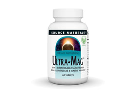 Source Naturals Ultra-Mag 60 comprimés végétaliens vue de face