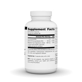 Source Naturals Ultra-Mag étiquette et informations nutritionnelles