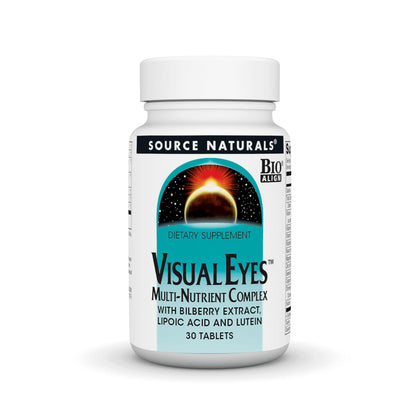 Source Naturals Visual Eyes 30 comprimés vue de face
