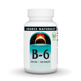 Source Naturals Vitamine B-6 500 mg boîte de 100 comprimés