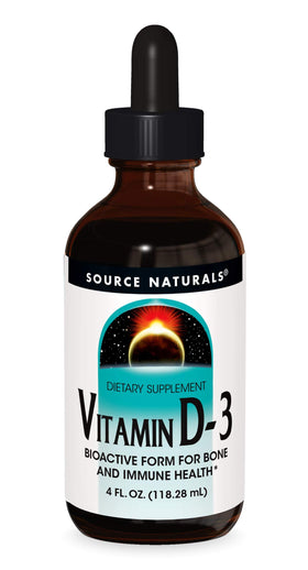 Source Naturals Vitamine D-3 Gouttes Liquides 2000 IU flacon avant