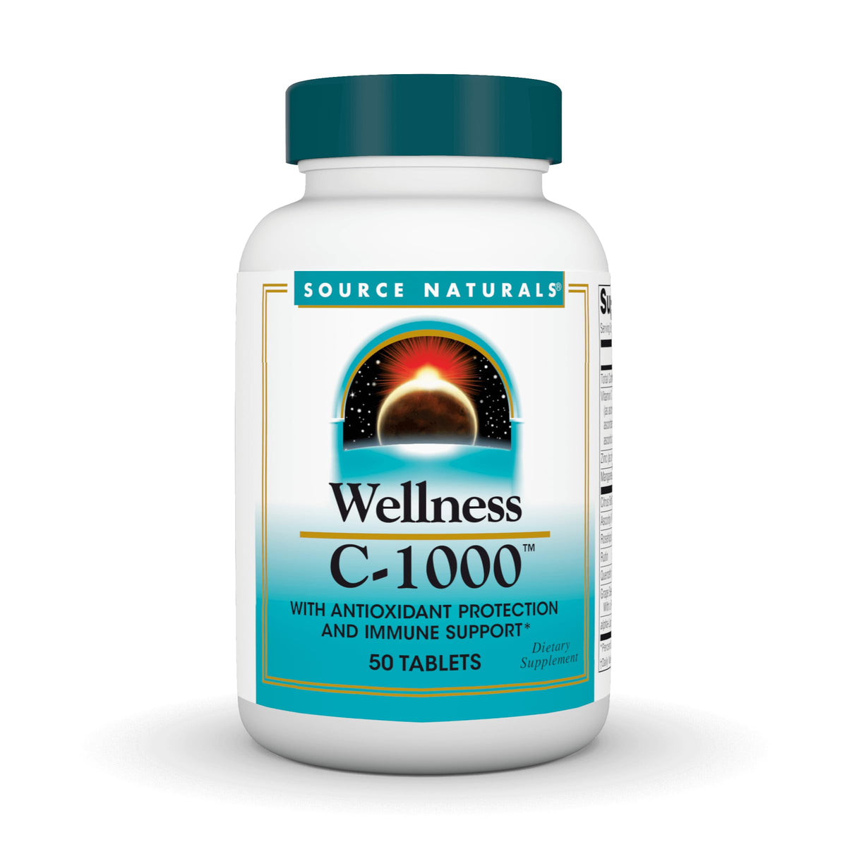 Source Naturals Wellness C-1000 50 comprimés, vue de face