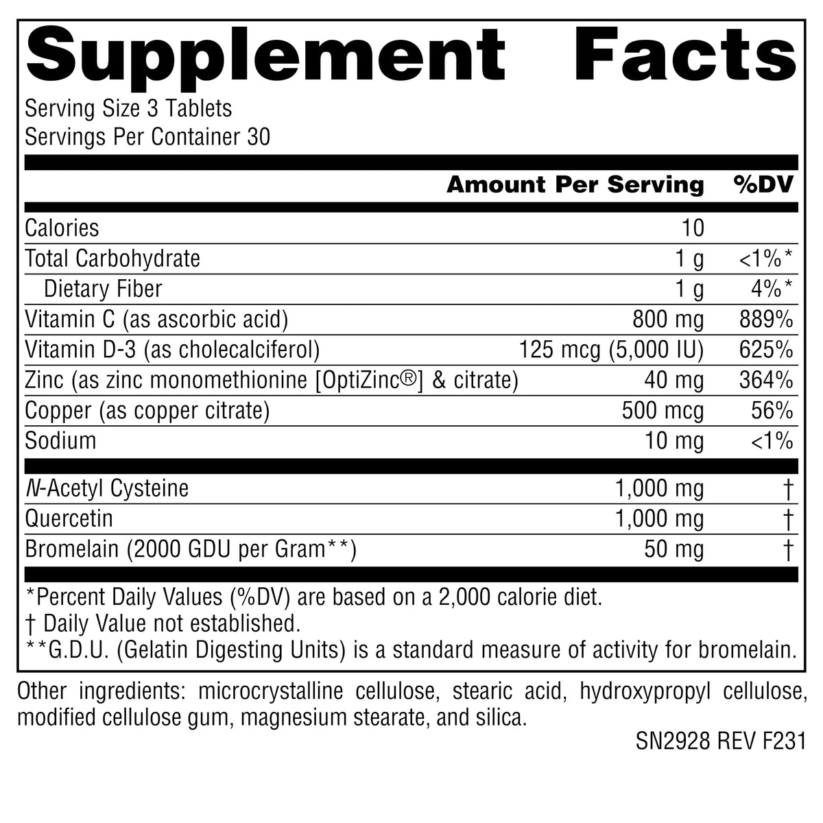 Source Naturals Wellness N-A-Cetin Protocole 90 comprimés avec une cuillère