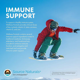Source Naturals Wellness N-A-Cetin Protocole 90 comprimés sur une table